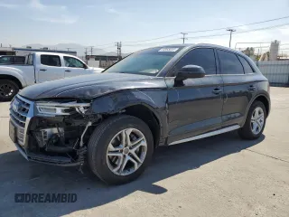 2018 Audi Q5 Premium with VIN WA1ANAFY9J2023544, listed as a Copart auction lot 54065055 with 74,034 mi miles and Salvage Title. Bid and sale history available at carsss.com. Image 1.