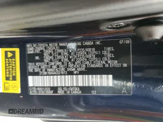 2010 Lexus RX 350 with VIN 2T2BK1BAXAC021813, listed as a Copart auction lot 52675365 with 221,947 mi miles and Salvage Title. Bid and sale history available at DreamBid. Image 14.