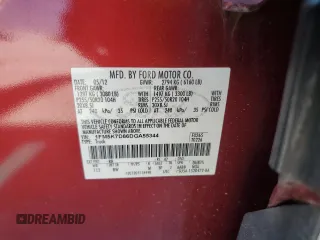 2013 Ford Explorer XLT with VIN 1FM5K7D86DGA55344, listed as a Copart auction lot 54362225 with 186,869 mi miles and Salvage Title. Bid and sale history available at DreamBid. Image 13.