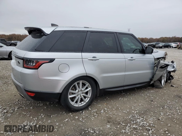 2020 Land Rover Range Rover Sport SE with VIN SALWG2SU1LA881820, listed as a Copart auction lot 83369594 with 0 mi miles and Salvage Title. Bid and sale history available at carsss.com. Image 3.
