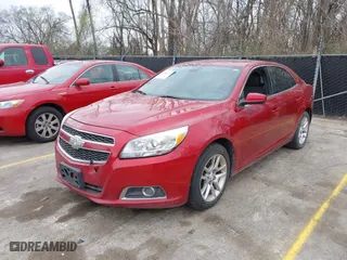2013 Chevrolet Malibu ECO with VIN 1G11F5RRXDF102922, listed as a IAAI auction lot 41885372 with 194,225 mi miles. Bid and sale history available at carsss.com. Image 2.