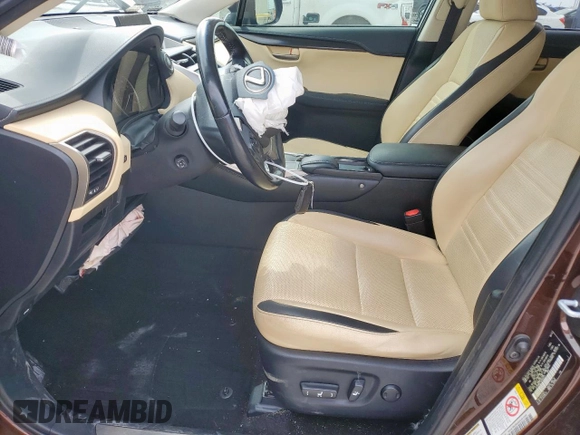 2016 Lexus NX 200t with VIN JTJYARBZ1G2023315, listed as a Copart auction lot 53618905 with 142,123 mi miles and Salvage title. Bid and sale history available at DreamBid. Image 7.