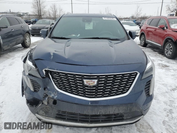2022 Cadillac XT4 AWD Premium Luxury with VIN 1GYFZDR45NF153100, listed as a Copart auction lot 47483535 with 46,616 mi miles and Salvage Title. Bid and sale history available at carsss.com. Image 5.