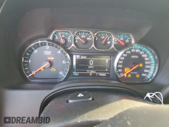 2019 Chevrolet Tahoe Commercial with VIN 1GNLCDEC4KR220035, listed as a Copart auction lot 58727245 with 71,134 mi miles and Non repairable. Bid and sale history available at DreamBid. Image 9.