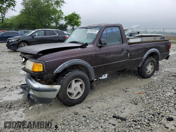 1994 Ford Ranger Splash with VIN 1FTCR11X3RUA34766, listed as a Copart auction lot 55195224 with 179,087 mi miles and Clean title. Bid and sale history available at DreamBid. Image 1.