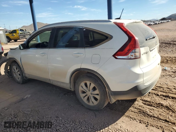 2012 Honda CR-V EX-L with VIN 5J6RM4H72CL044664, listed as a Copart auction lot 46187575 with 148,650 mi miles and Salvage Title. Bid and sale history available at carsss.com. Image 2.