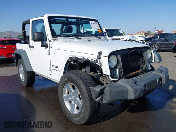 2013 Jeep Wrangler Sport with VIN 1C4AJWAG6DL691801, listed as a IAAI auction lot 42280497 with 113,989 mi miles and . Bid and sale history available at DreamBid. Image 6.