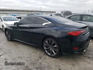 2022 Infiniti Q60 Red Sport 400 with VIN JN1FV7LL2NM681081, listed as a Copart auction lot 83412034 with 11,238 mi miles and Salvage title. Bid and sale history available at DreamBid. Image 2.
