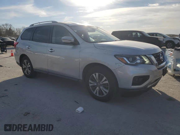 2018 Nissan Pathfinder S with VIN 5N1DR2MN8JC652708, listed as a Copart auction lot 46680015 with 122,281 mi miles and Salvage Title. Bid and sale history available at carsss.com. Image 4.