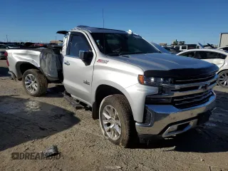 2021 Chevrolet Silverado 1500 LTZ with VIN 3GCUYGET4MG282294, listed as a Copart auction lot 80017084 with Not Provided miles and Salvage Title. Bid and sale history available at DreamBid. Image 4.
