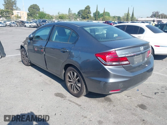 2013 Honda Civic EX with VIN 19XFB2F82DE281132, listed as a IAAI auction lot 41990142 with 96,275 mi miles and . Bid and sale history available at DreamBid. Image 3.