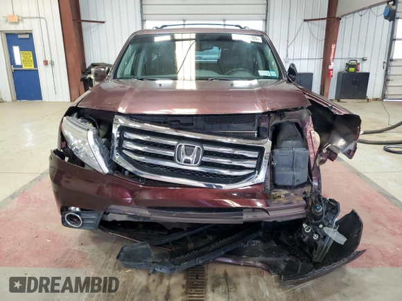 2012 Honda Pilot EX-L with VIN 5FNYF4H75CB051722, listed as a Copart auction lot 51351205 with 91,520 mi miles and Salvage Title. Bid and sale history available at DreamBid. Image 5.