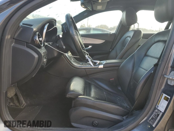 2015 Mercedes-Benz C-Class C 400 with VIN 55SWF6GB6FU026999, listed as a Copart auction lot 45995755 with 0 mi miles and Salvage Title. Bid and sale history available at carsss.com. Image 7.