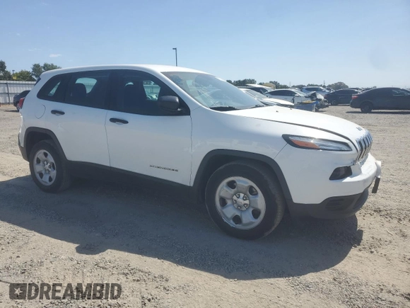 2016 Jeep Cherokee Sport z VIN 1C4PJLAB7GW207716, wystawiony jako Copart lot #62704615 z przebiegiem 84 397 mil mil oraz Szkoda całkowita • Salvage title. Historia ofert i sprzedaży dostępna na DreamBid. Obrazek 4.