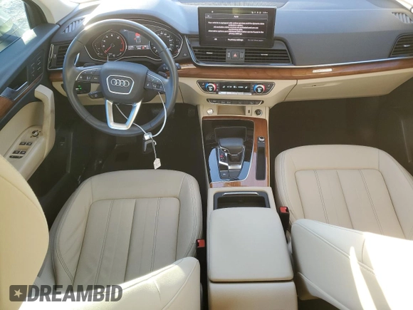 2022 Audi Q5 Premium with VIN WA1ABAFY4N2125090, listed as a Copart auction lot 81698654 with 20,388 mi miles and Salvage title. Bid and sale history available at DreamBid. Image 8.