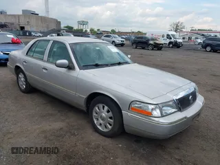 2003 Mercury Grand Marquis LS Premium with VIN 2MEFM75W83X686572, listed as a IAAI auction lot 42208087 with 93,608 mi miles and . Bid and sale history available at DreamBid. Image 1.