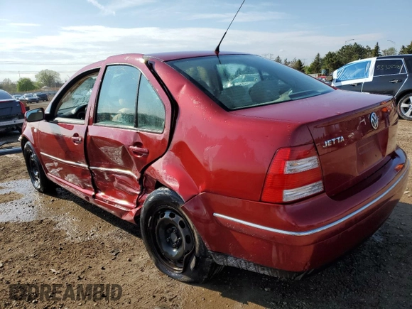 2004 Volkswagen Jetta GL with VIN 3VWRK69M34M076208, listed as a Copart auction lot 55482885 with 50,752 mi miles and Salvage title. Bid and sale history available at DreamBid. Image 2.