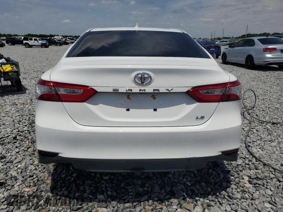 2020 Toyota Camry LE with VIN 4T1C11AK0LU340449, listed as a Copart auction lot 54071195 with 16,881 mi miles and Salvage Title. Bid and sale history available at carsss.com. Image 6.
