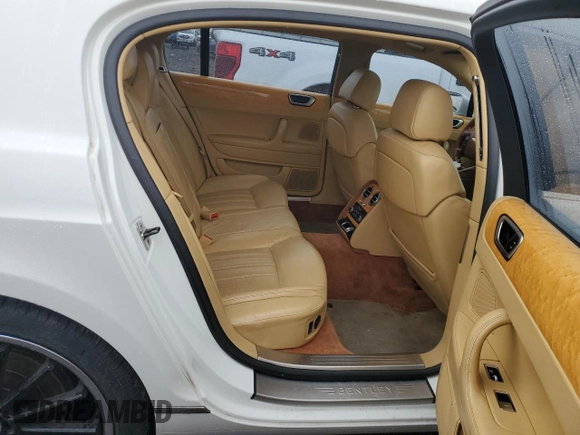 2006 Bentley Flying Spur with VIN SCBBR53W36C037890, listed as a Copart auction lot 43753215 with 61,363 mi miles and Salvage Title. Bid and sale history available at DreamBid. Image 10.