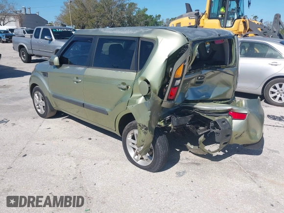 2011 Kia Soul + with VIN KNDJT2A21B7256665, listed as a IAAI auction lot 41741905 with 56,312 mi miles. Bid and sale history available at carsss.com. Image 3.
