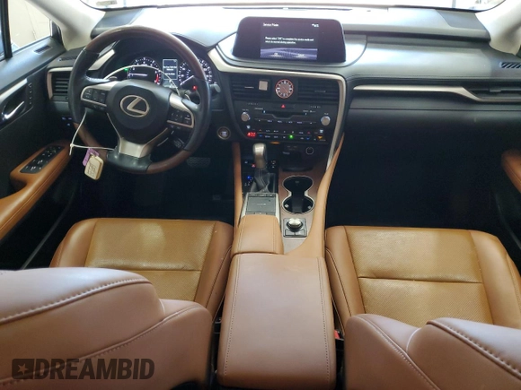 2022 Lexus RX with VIN JTJHZKEA2N2024718, listed as a Copart auction lot 47320555 with 35,742 mi miles and Salvage Title. Bid and sale history available at carsss.com. Image 8.