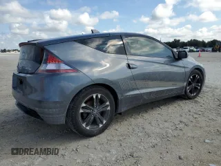 2015 Honda CR-Z EX with VIN JHMZF1D64FS001867, listed as a Copart auction lot 74024764 with Not Provided miles and Salvage Title. Bid and sale history available at carsss.com. Image 3.