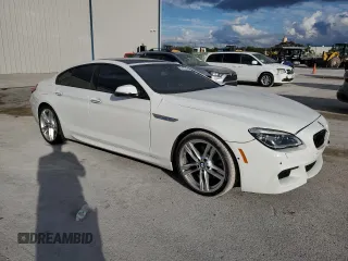 2016 BMW 6 Series 640i with VIN WBA6D0C57GG432671, listed as a Copart auction lot 86781034 with 118,161 mi miles and Salvage Title. Bid and sale history available at carsss.com. Image 4.