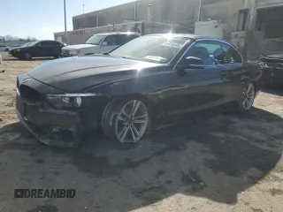 2018 BMW 4 Series 430i with VIN WBA4Z1C56JEC72044, listed as a Copart auction lot 44455245 with 47,077 mi miles and Salvage Title. Bid and sale history available at carsss.com. Image 1.