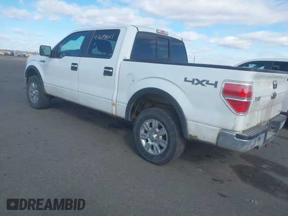 2011 Ford F-150 XL with VIN 1FTFW1EF5BKD20966, listed as a IAAI auction lot 41698011 with 183,759 mi miles. Bid and sale history available at carsss.com. Image 3.