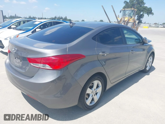 2011 Hyundai Elantra GLS with VIN 5NPDH4AE2BH060735, listed as a IAAI auction lot 42075170 with 109,423 mi miles. Bid and sale history available at carsss.com. Image 4.