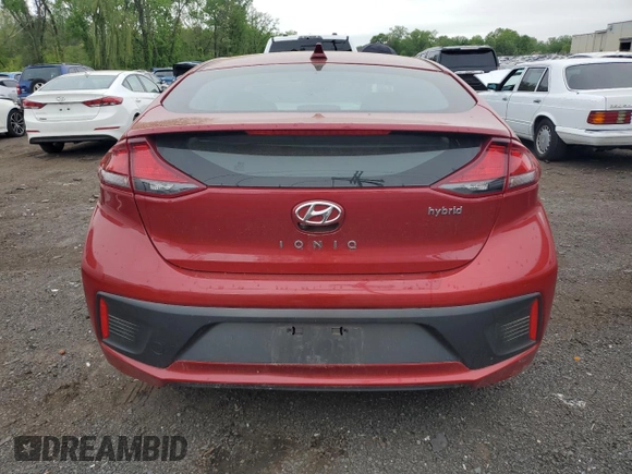 2022 Hyundai Ioniq SE with VIN KMHC75LC9NU268794, listed as a Copart auction lot 56661625 with Not provided miles and Salvage title. Bid and sale history available at DreamBid. Image 6.