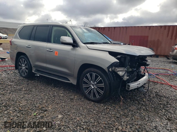 2020 Lexus LX 570 with VIN JTJDY7AX5L4314834, listed as a Copart auction lot 87259254 with Not provided miles and Salvage title. Bid and sale history available at DreamBid. Image 4.
