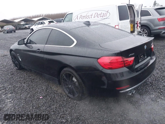 2015 BMW 4 Series 428i xDrive with VIN WBA3N5C56FK197981, listed as a IAAI auction lot 41145927 with 101,944 mi miles and . Bid and sale history available at DreamBid. Image 3.