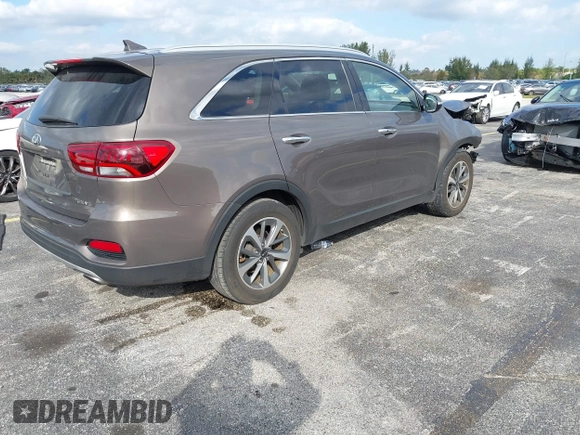2019 Kia Sorento EX Sport V6 with VIN 5XYPH4A56KG525795, listed as a IAAI auction lot 41321008 with 66,583 mi miles. Bid and sale history available at carsss.com. Image 4.