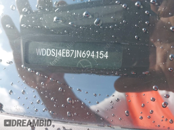 2018 Mercedes-Benz CLA 250 z VIN WDDSJ4EB7JN694154, wystawiony jako IAAI lot #42501977 z przebiegiem 55 294 mil mil oraz . Historia ofert i sprzedaży dostępna na DreamBid. Obrazek 9.