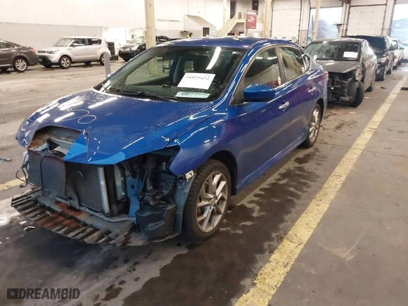 2014 Nissan Sentra SV with VIN 3N1AB7AP8EL617548, listed as a IAAI auction lot 40829452 with 72,461 mi miles. Bid and sale history available at carsss.com. Image 2.