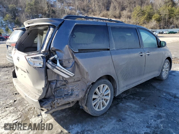 2017 Toyota Sienna with VIN 5TDDZ3DC1HS179848, listed as a Copart auction lot 42428935 with 90,137 mi miles and Salvage Title. Bid and sale history available at DreamBid. Image 3.