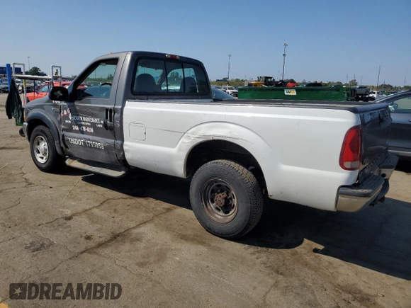 2002 Ford Super Duty F-250 XL with VIN 1FTNF20L82EC05758, listed as a Copart auction lot 71558824 with 134,922 mi miles and Non Repairable. Bid and sale history available at carsss.com. Image 2.