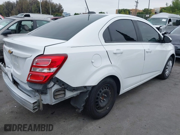 2018 Chevrolet Sonic LS with VIN 1G1JB5SHXJ4113116, listed as a IAAI auction lot 42450167 with 87,470 mi miles and . Bid and sale history available at DreamBid. Image 4.