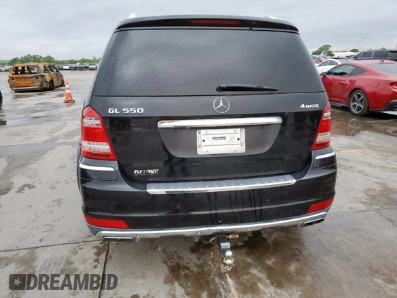2011 Mercedes-Benz GL-Class GL 550 with VIN 4JGBF8GE8BA657502, listed as a Copart auction lot 51802615 with 180,808 mi miles and Clean Title. Bid and sale history available at carsss.com. Image 6.