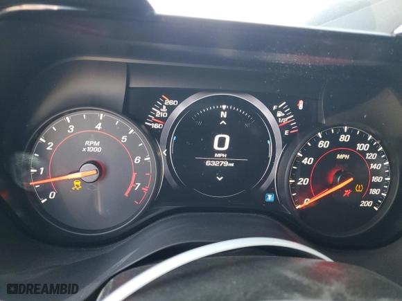 2019 Chevrolet Camaro 1SS with VIN 1G1FE1R71K0118832, listed as a Copart auction lot 43937965 with 63,279 mi miles and Salvage Title. Bid and sale history available at carsss.com. Image 9.
