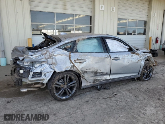 2024 Acura Integra w/A-Spec Technology Package with VIN 19UDE4H66RA023861, listed as a Copart auction lot 48730225 with 0 mi miles and Salvage Title. Bid and sale history available at carsss.com. Image 3.