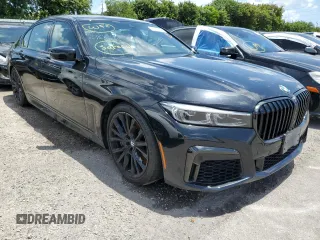 2021 BMW 7 Series 750i xDrive with VIN WBA7U2C08MCF16539, listed as a Copart auction lot 49942073 with 19,846 mi miles. Bid and sale history available at carsss.com. Image 4.