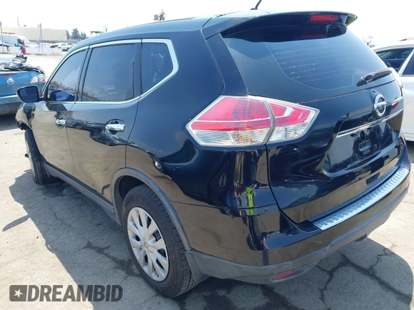 2015 Nissan Rogue SV with VIN KNMAT2MT9FP508835, listed as a IAAI auction lot 42174288 with 203,155 mi miles and . Bid and sale history available at carsss.com. Image 3.