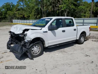 2018 Ford F-150 XL with VIN 1FTEW1CB2JFD17848, listed as a Copart auction lot 50216945 with 20,689 mi miles and Salvage Title. Bid and sale history available at carsss.com. Image 1.
