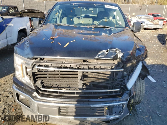 2018 Ford F-150 XL with VIN 1FTEW1C58JFC55219, listed as a Copart auction lot 84671284 with 106,179 mi miles and Salvage Title. Bid and sale history available at carsss.com. Image 5.