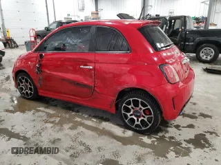 2013 FIAT 500 Turbo with VIN 3C3CFFHH3DT590801, listed as a Copart auction lot 52775845 with 119,252 mi miles and Salvage Title. Bid and sale history available at carsss.com. Image 2.
