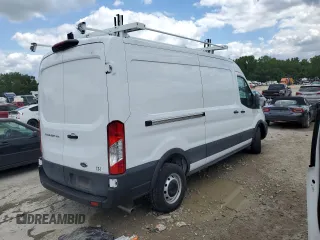 2023 Ford Transit Cargo with VIN 1FTBR1C83PKA24362, listed as a Copart auction lot 58766595 with 7,047 mi miles and Salvage title. Bid and sale history available at DreamBid. Image 3.