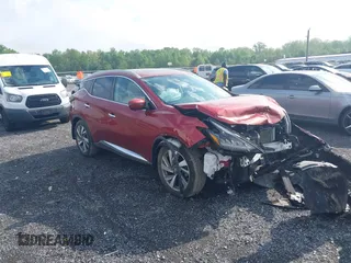 2019 Nissan Murano SL z VIN 5N1AZ2MSXKN122450, wystawiony jako IAAI lot #42193004 z przebiegiem 35 388 mil mil oraz . Historia ofert i sprzedaży dostępna na DreamBid. Obrazek 1.