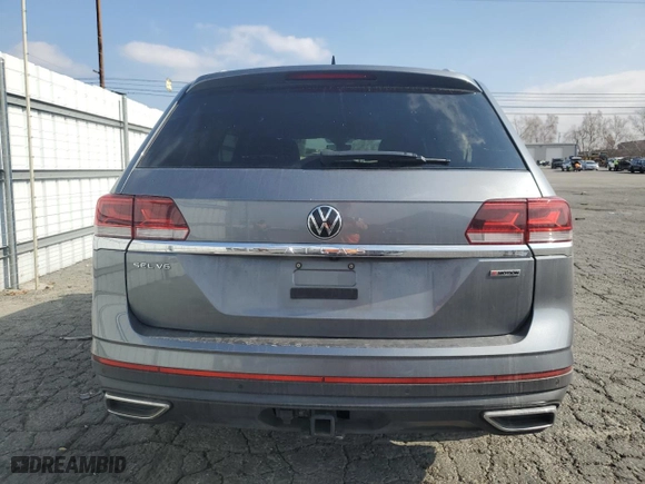 2021 Volkswagen Atlas 3.6L V6 SEL with VIN 1V2BR2CA2MC512196, listed as a Copart auction lot 42624825 with 159,116 mi miles and Salvage Title. Bid and sale history available at carsss.com. Image 6.